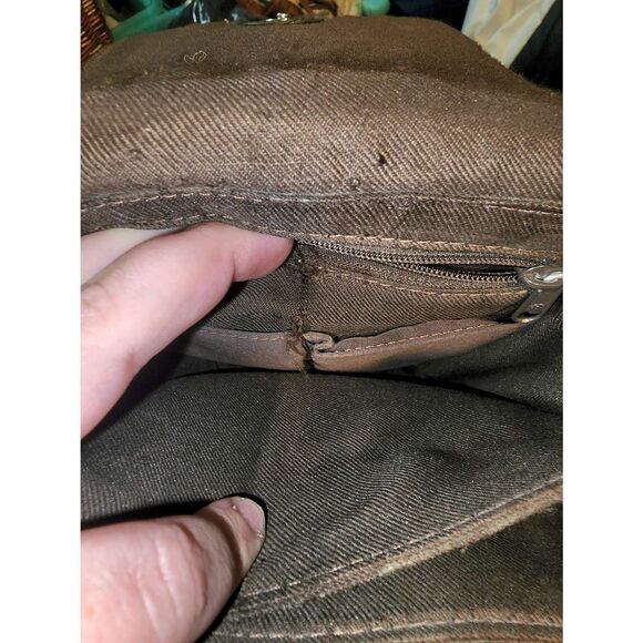 Fossil | Vintage Dark Brown Leather Crossbody - Picture 4 of 7
